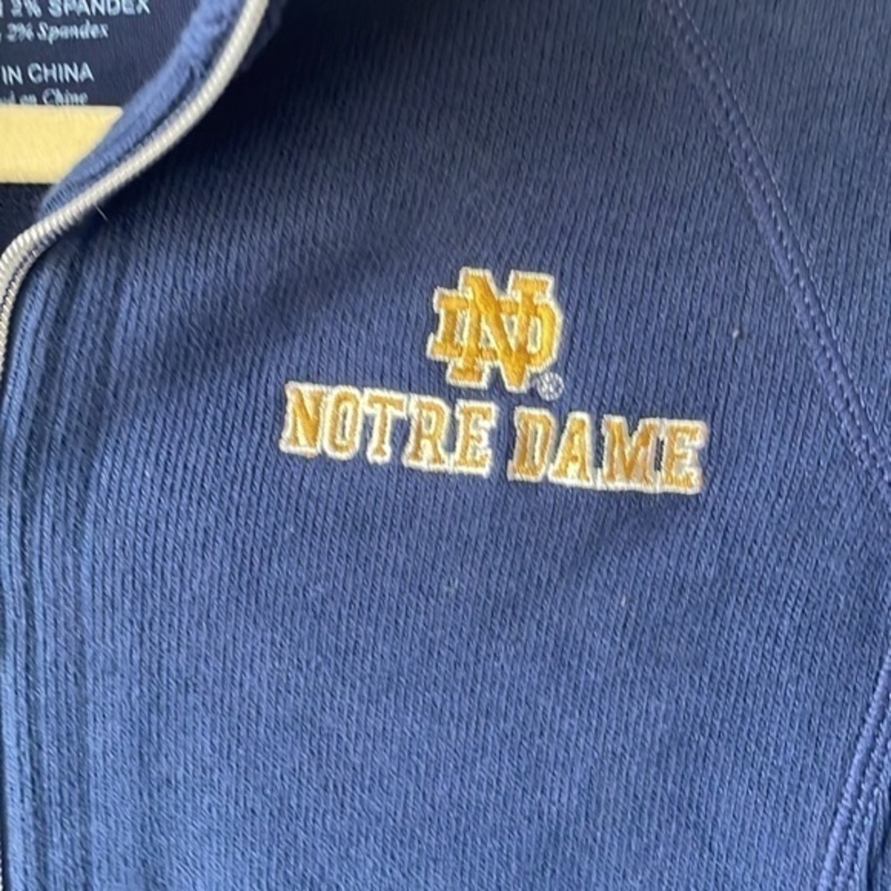 NWT Tommy Bahama shirt XS Notre Dame Sweatshirt - Picture 2 of 6